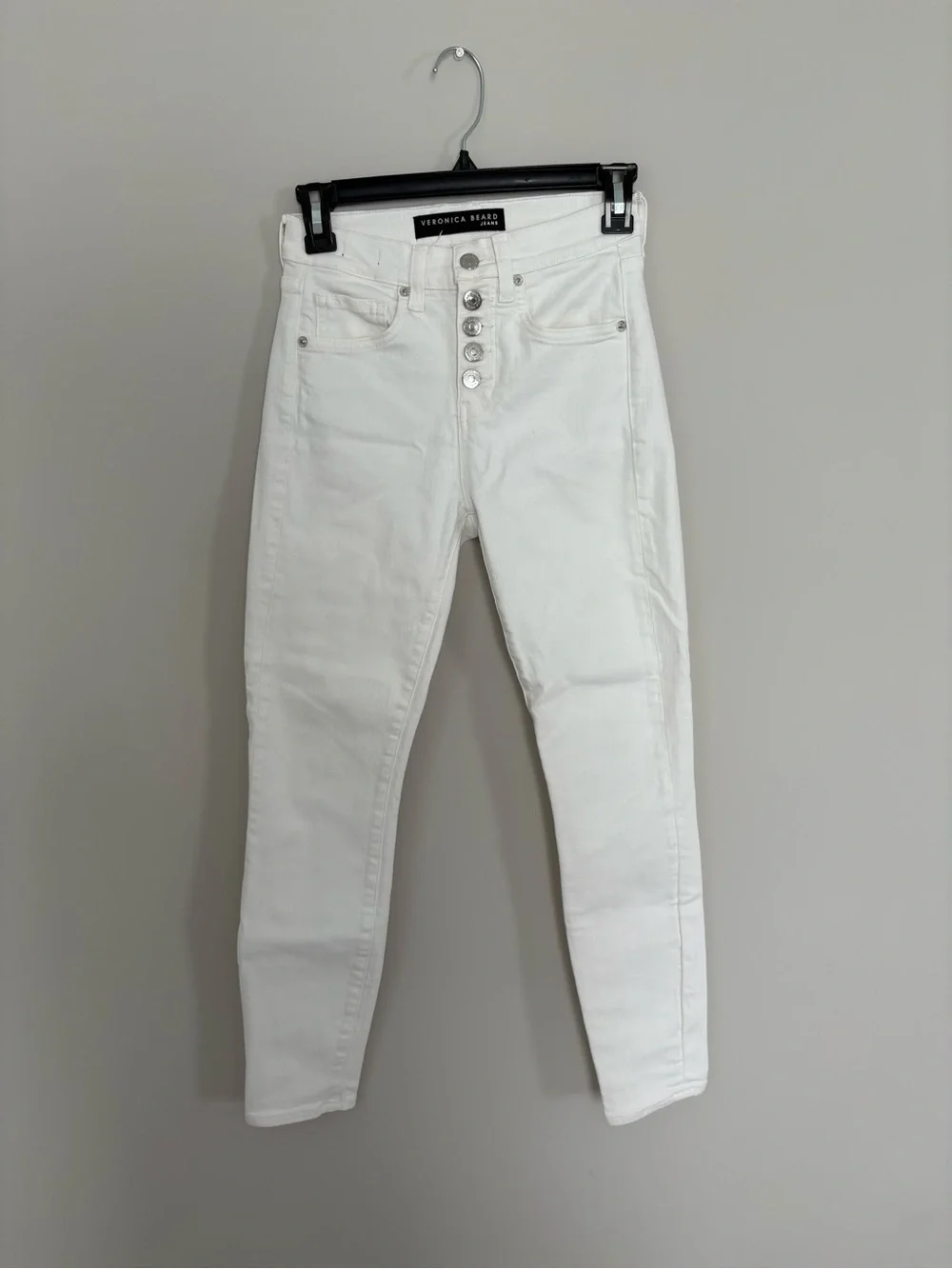 Veronica Beard Debbie Ankle High-Rise Skinny Jeans - Picture 3 of 11